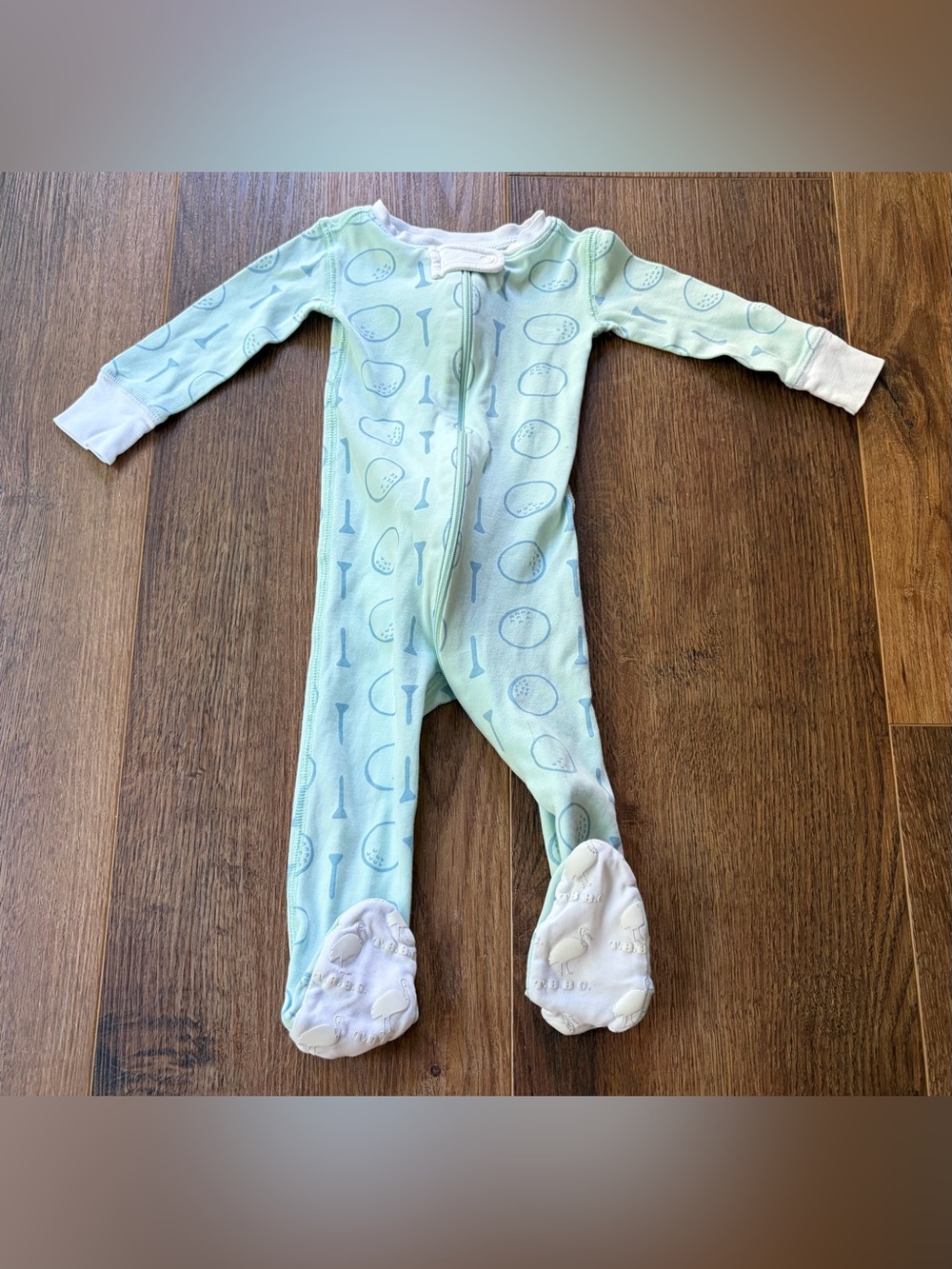 The Beaufort Bonnet Company Golf Pattern Footie sleeper